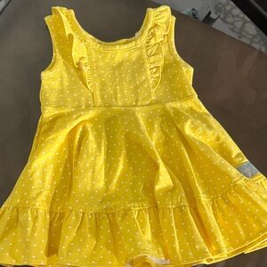 Eleanor Rose Yellow Polka Dot Dress